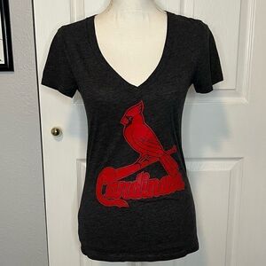 Like New Pink St Louis Cardinals V-neck Tee Size XS